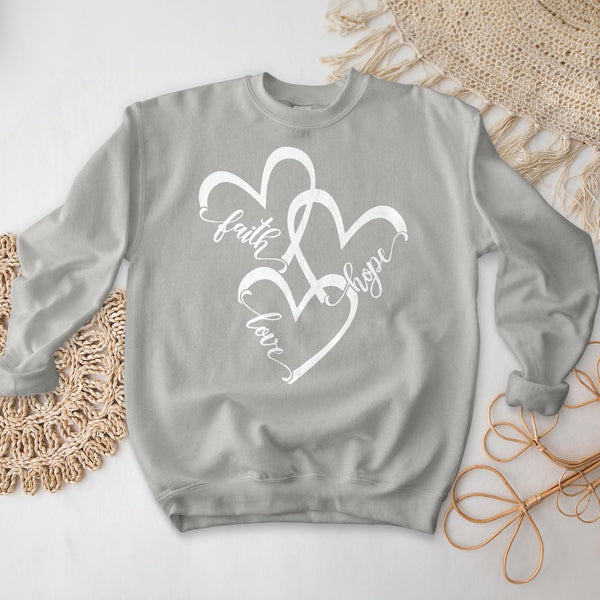 Faith Love Hope Crewneck