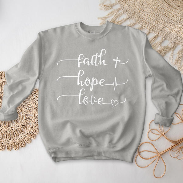 Faith Hope Love Crewneck