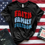 Faith Family Freedom Tee