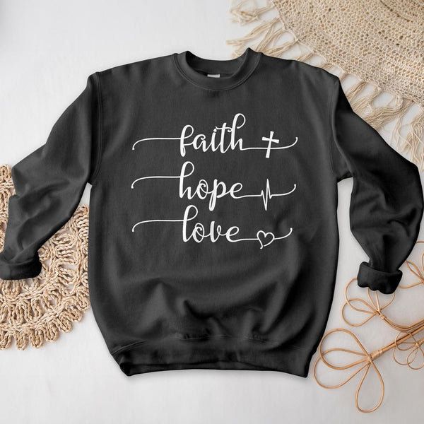 Faith Hope Love Crewneck