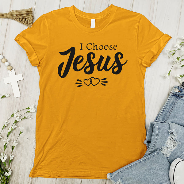 I Choose Jesus Tee - Hearts