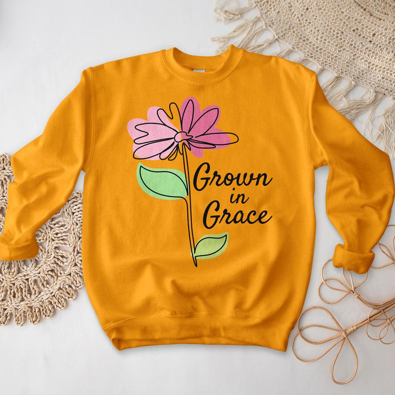 Grown in Grace Watercolor Crewneck