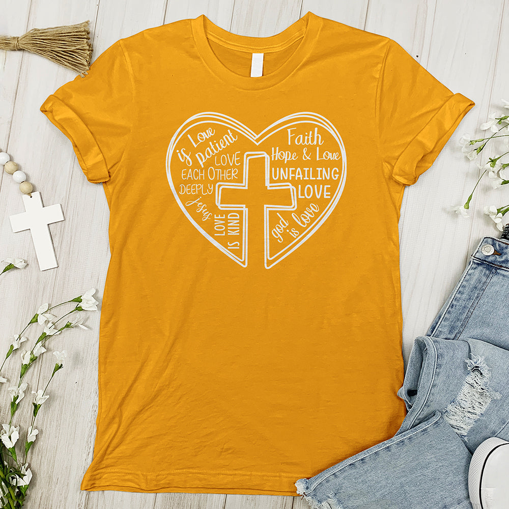 Word Heart Cross – Christian Divinity