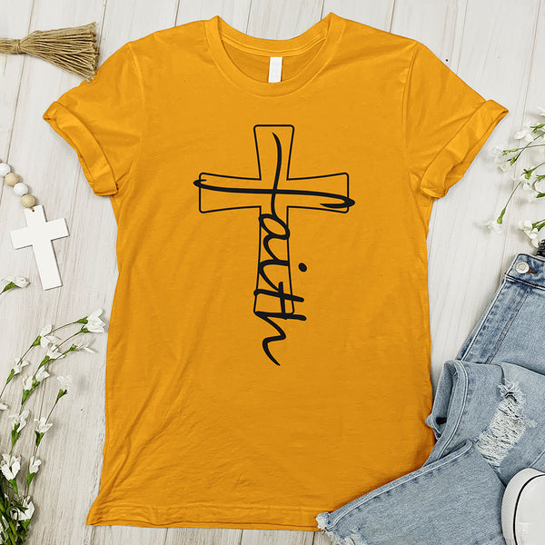 Jesus Cross Black Tee