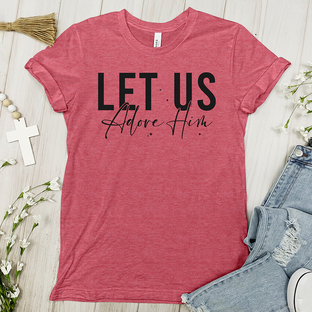 Let Us Adore Him Tee Shirt