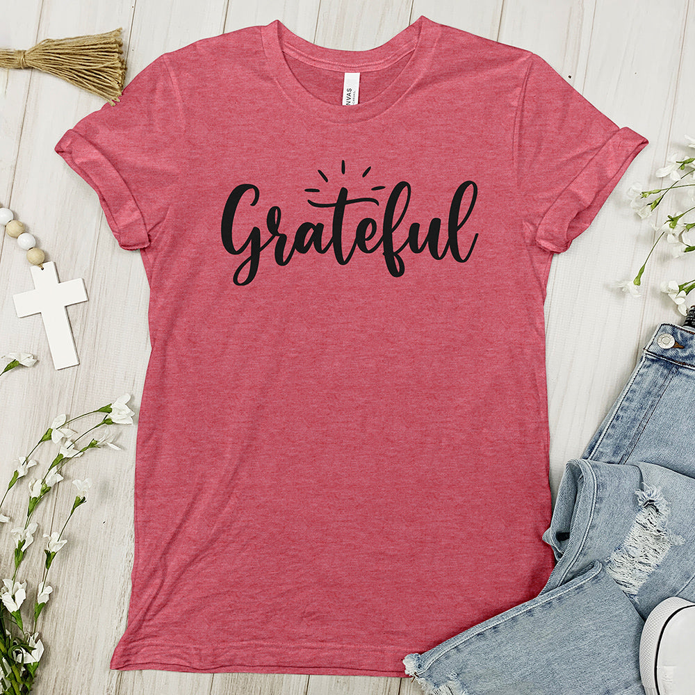 Grateful Tee Shirt - Holy Cross