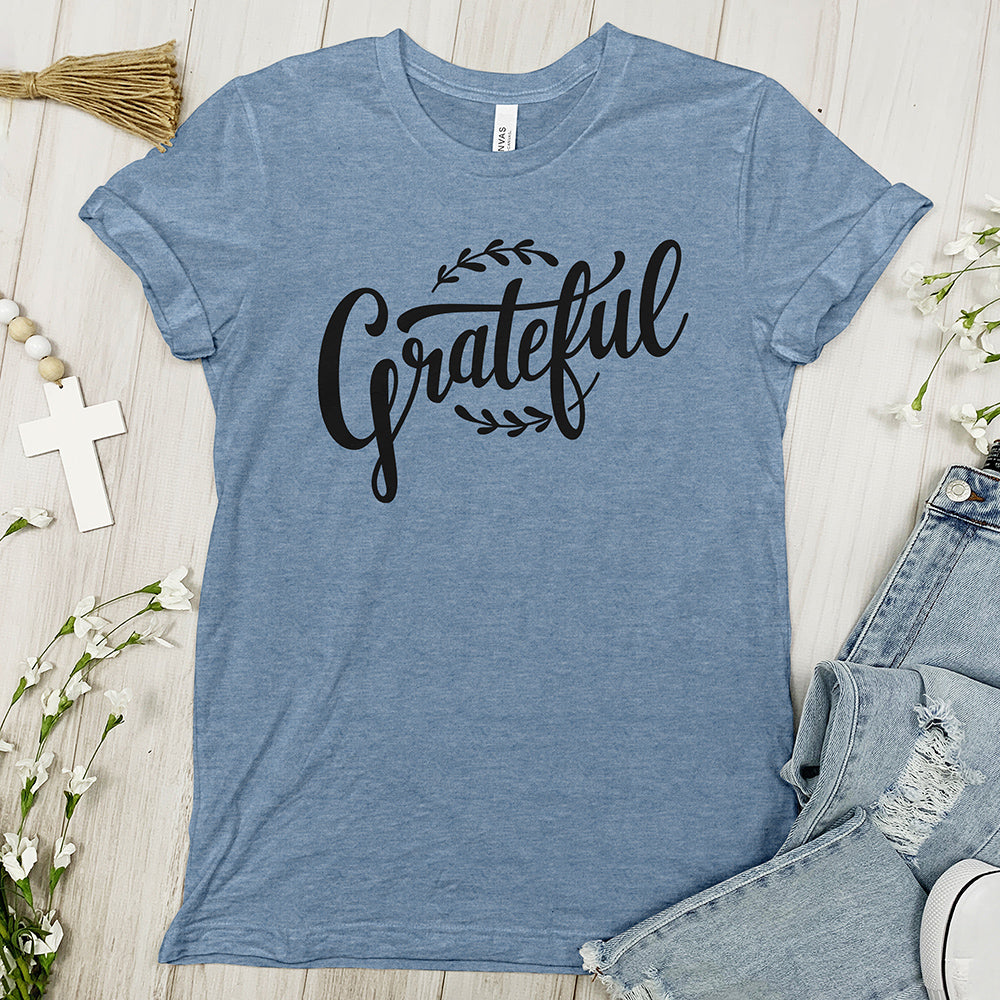 Grateful Tee Shirt - Rowen Leaves