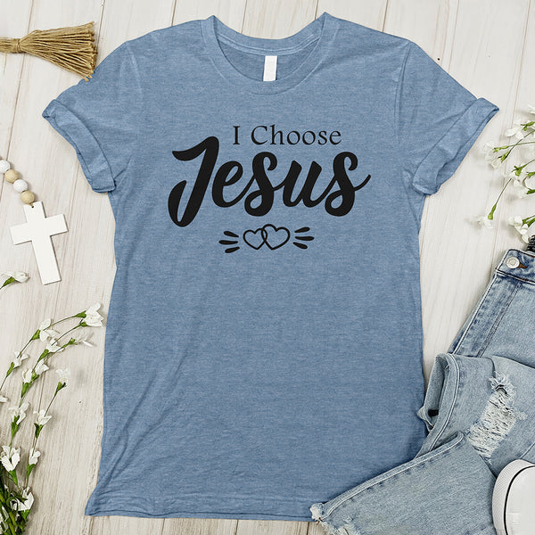 I Choose Jesus Tee - Hearts