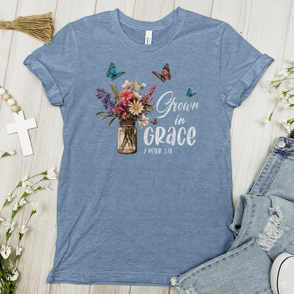 Grown In Grace Tee - Faith Tee