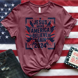 Jesus Make America Believe Again 2024 Tee