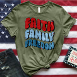 Faith Family Freedom Tee