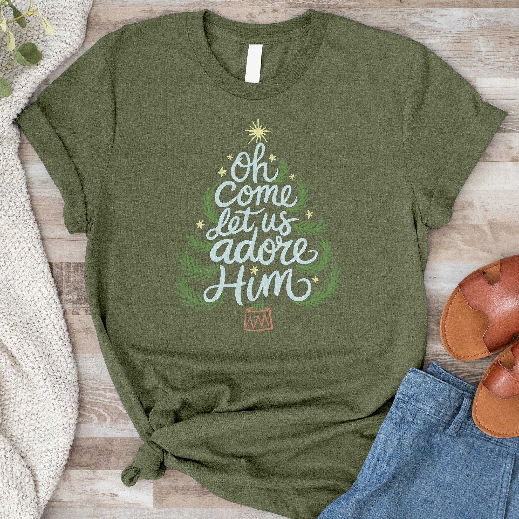 Let Us Adore Him Tee