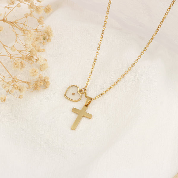 Faith Cross Inspirational Necklace