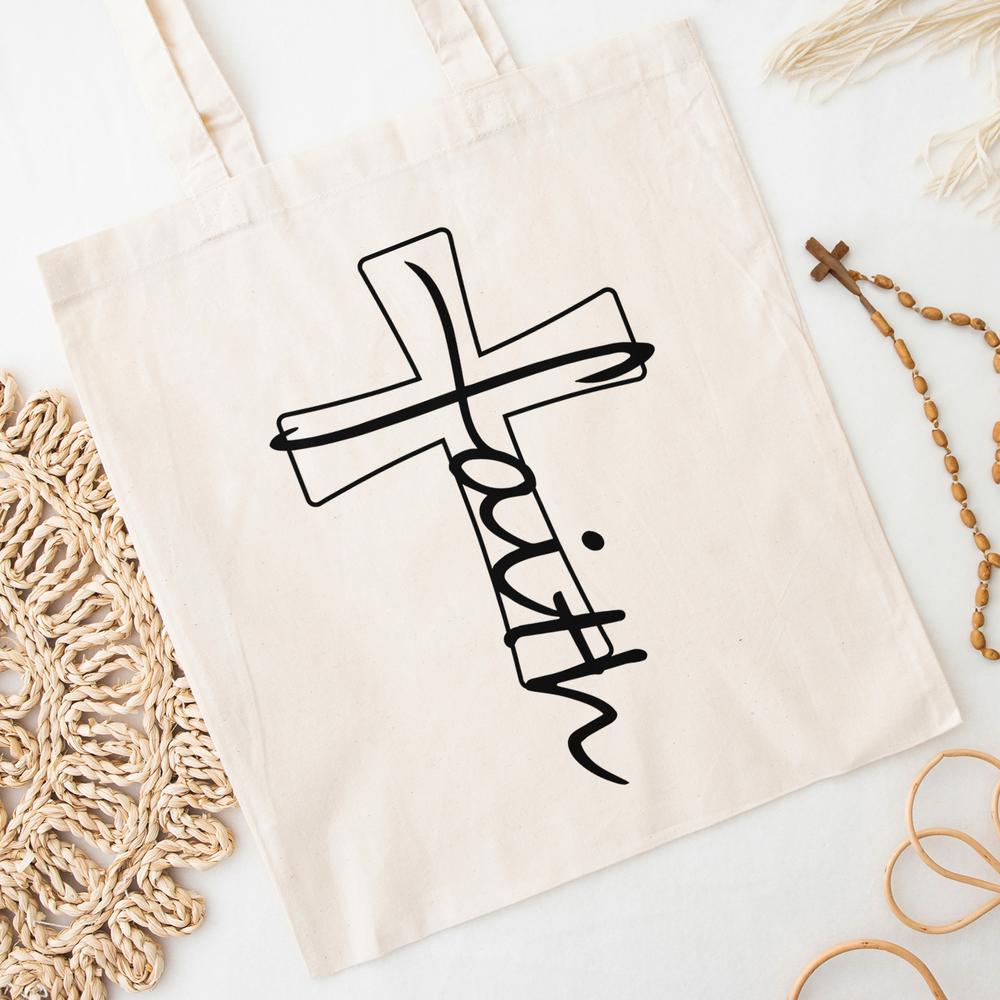 Jesus Cross Tote Bag – Christian Divinity