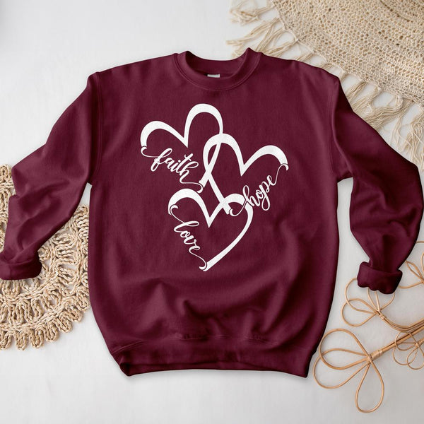 Faith Love Hope Crewneck