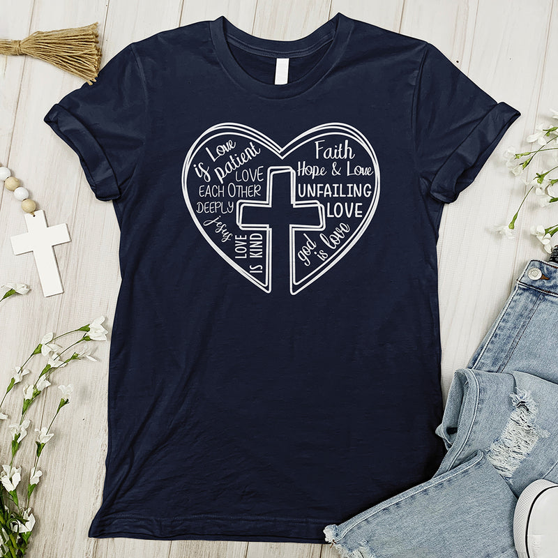 Word Heart Cross – Christian Divinity