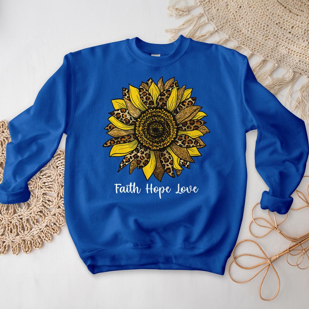 Faith hope love online sweater