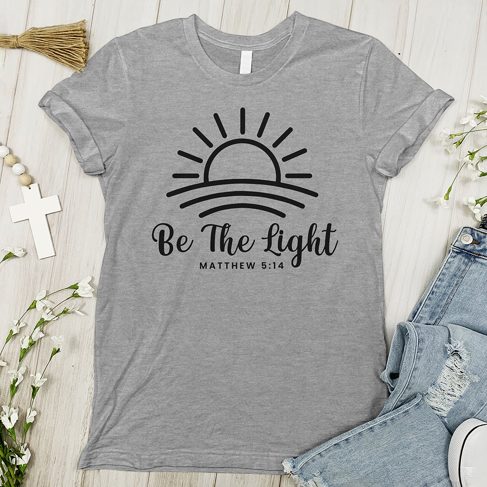 Be the Light Blessed Sunrise Tee