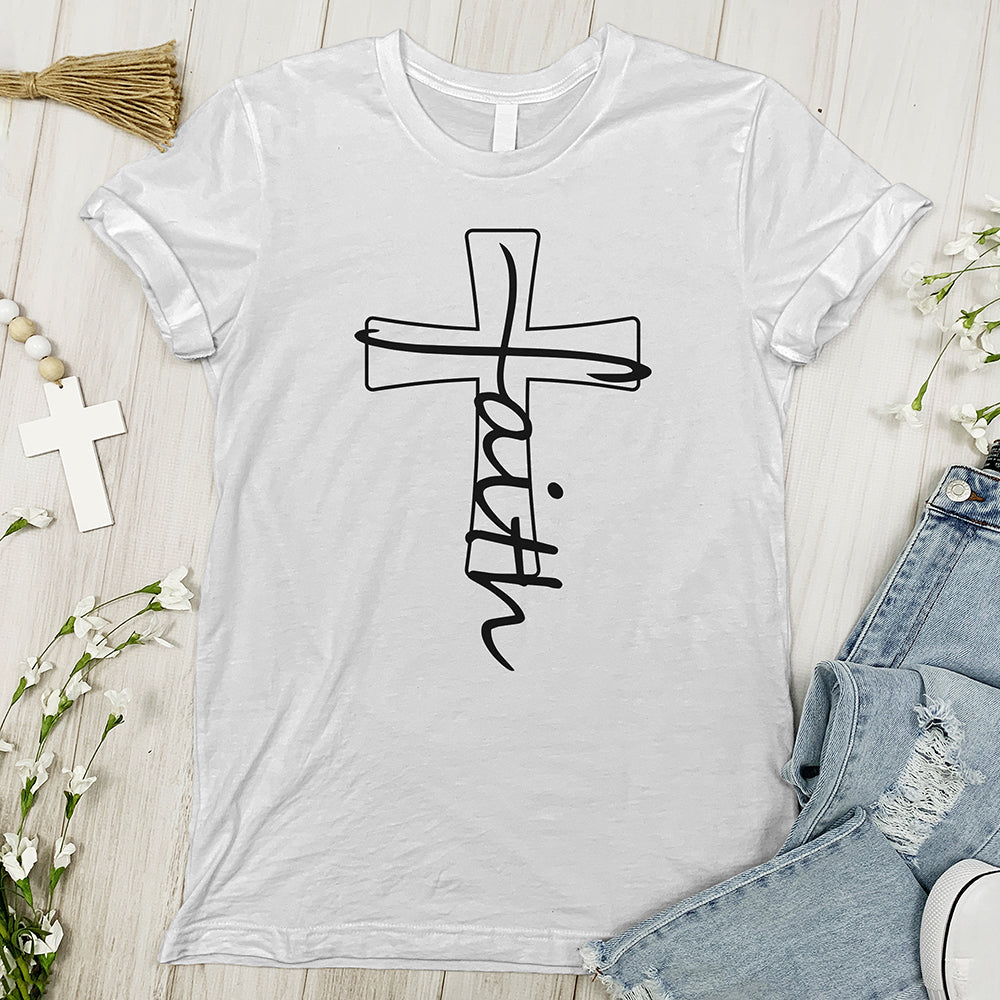 Jesus Cross Black Tee