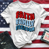 Faith Family Freedom Tee