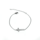 Beautiful Minimalist Christian Cross Bracelet