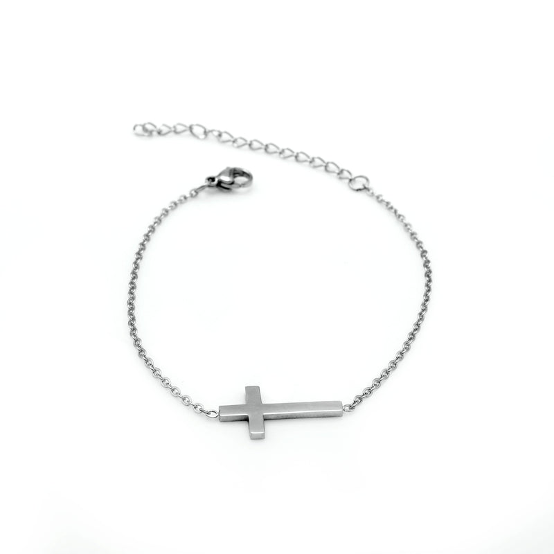 Beautiful Minimalist Christian Cross Bracelet