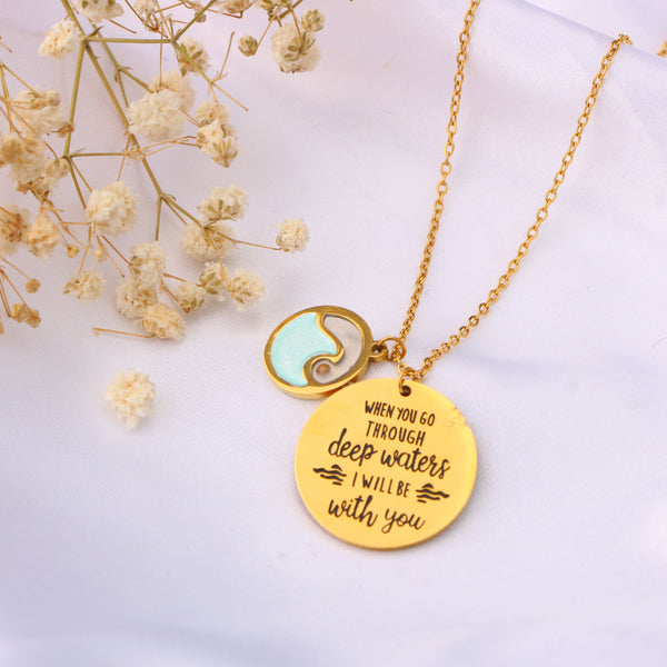 Deep Waters - Inspirational Necklace