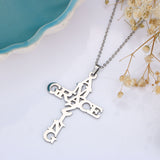 Amazing Grace Cross Necklace